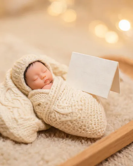 New baby figurine gift