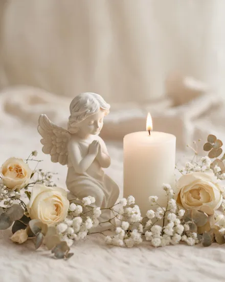 Sympathy comfort figurine