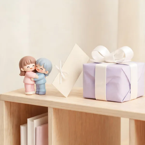 Friendship keepsake figurines