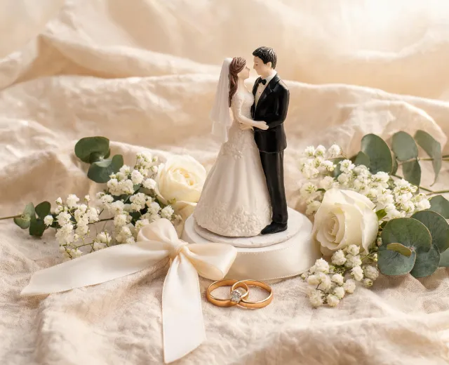 Wedding keepsake display