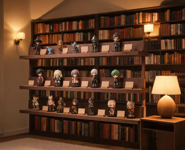 Collector shelf for figurines