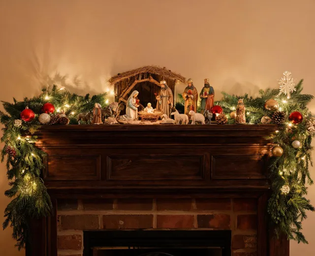 Holiday nativity and ornament gifts